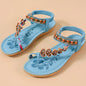 Women's bohemian style flip-flops
