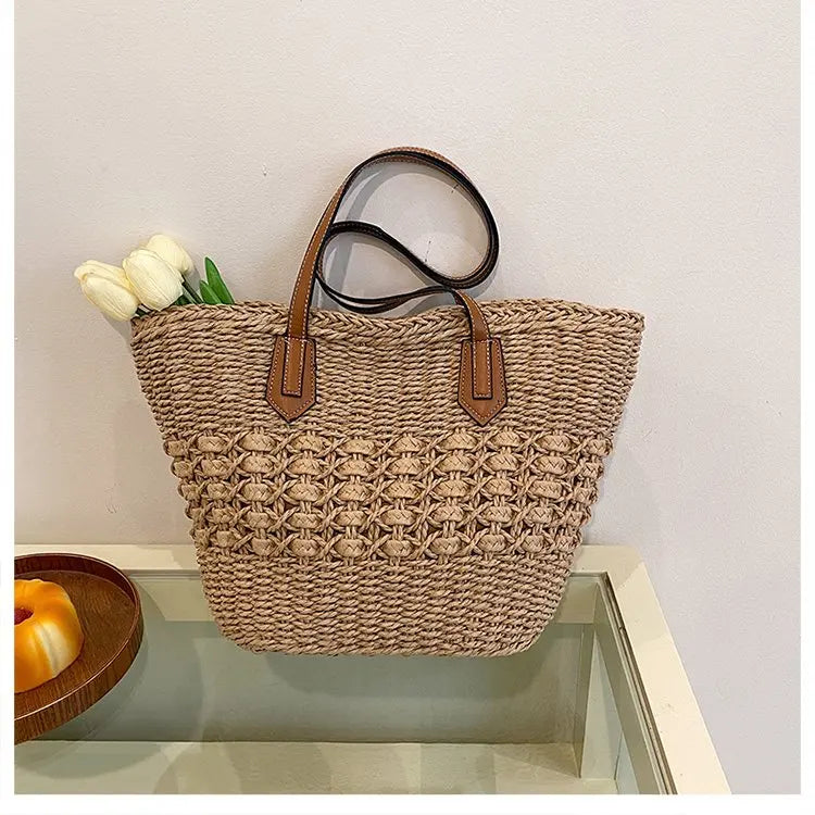 Classic women's handbag, crafted from premium leather with an elegant finish