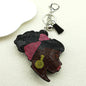 Ladybug keychain with a beautiful and charming crystal pendant