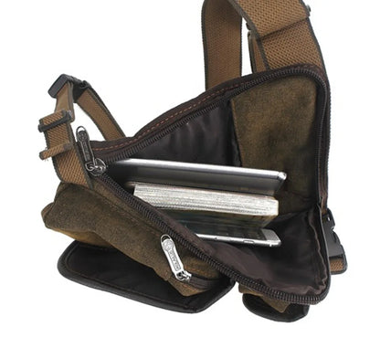 Men's crossbody bag made with high-quality nylon