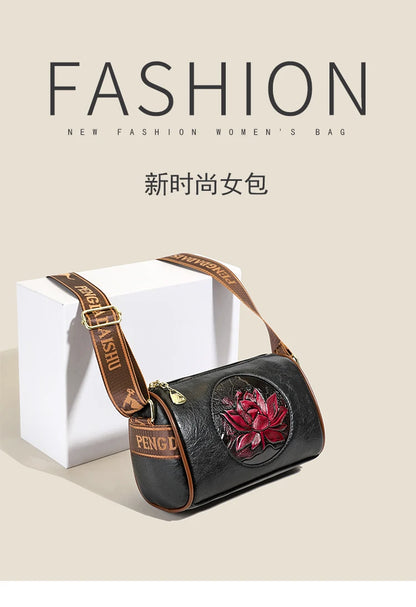 Women's soft leather handbag