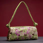 Women's shoulder/handbag in embroidered silk