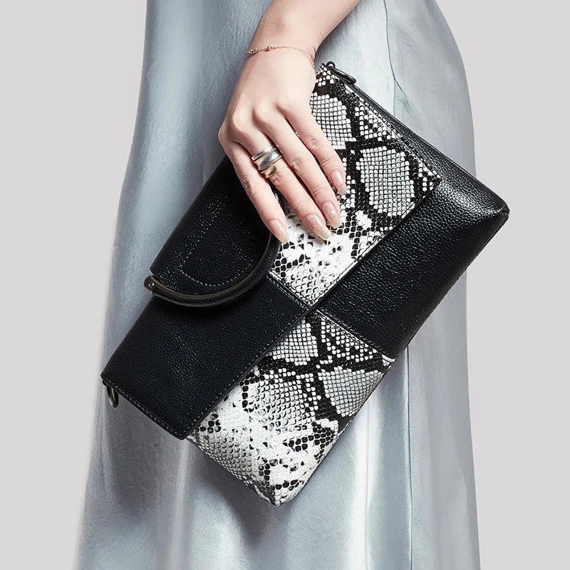 High-Quality Soft Leather Women's Bag (Crossbody/Shoulder/Handheld) – Modern and Sophisticated Design
