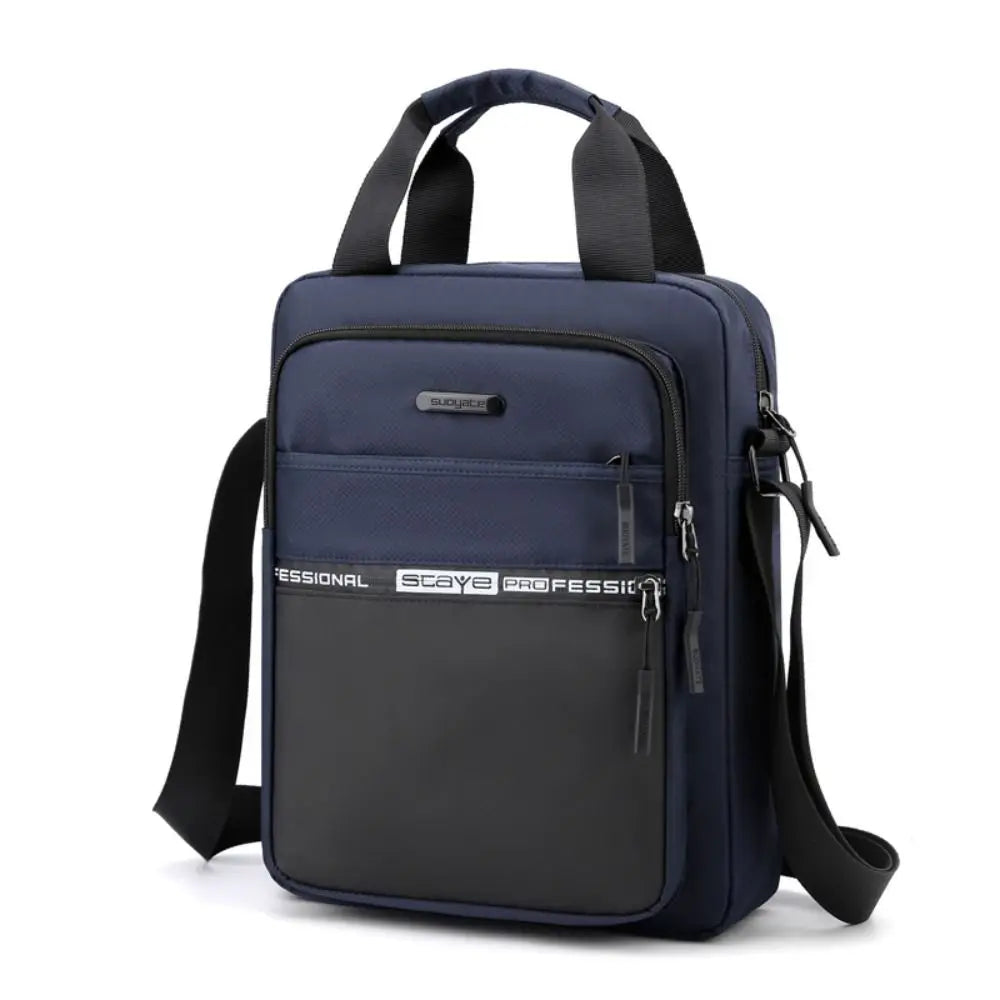 High-capacity, high-quality men's shoulder bag, made of waterproof and multifunctional Oxford fabric