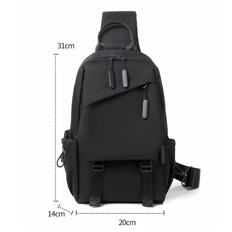 Men's single shoulder crossbody backpack, handheld, for outdoor activities, gym