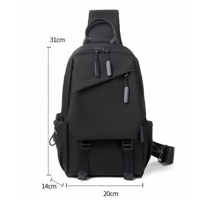 Men's single shoulder crossbody backpack, handheld, for outdoor activities, gym
