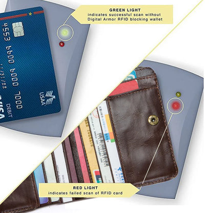 Unisex wallet in genuine leather, compact, with a sophisticated design and RFID-protected compartment for cards
