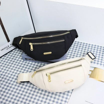 Lightweight crossbody fanny pack for women and men, ideal for running, walking, traveling, and exercising