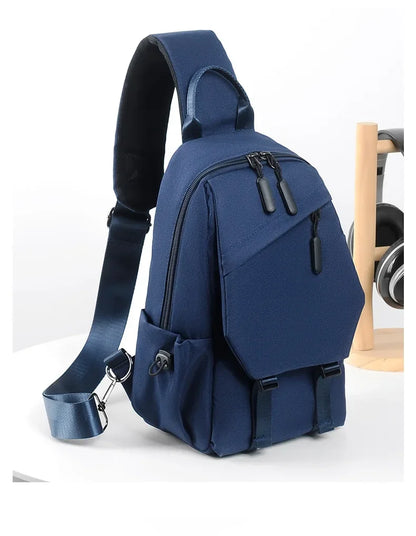 Men's single shoulder crossbody backpack, handheld, for outdoor activities, gym
