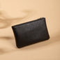 Small and elegant women's wallet with zipper closure, card holder and key holder