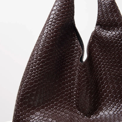 Women's Large-Capacity Retro Leather Hobo Shoulder Bag
