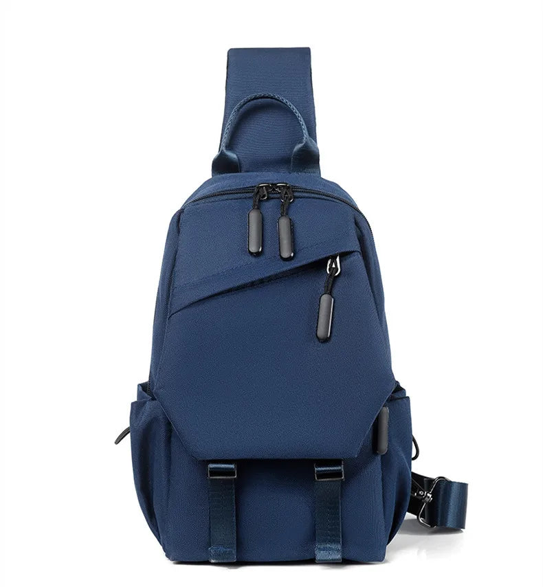 Men's single shoulder crossbody backpack, handheld, for outdoor activities, gym