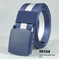 Men's casual belt for outdoor activities, made of canvas and nylon, without metal