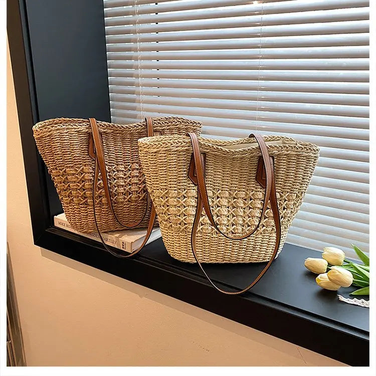 Classic women's handbag, crafted from premium leather with an elegant finish