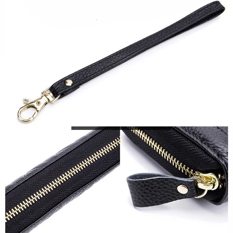 Women's wallet in genuine leather with RFID for card