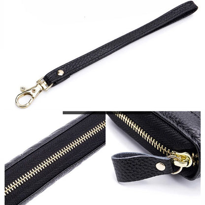 Women's wallet in genuine leather with RFID for card