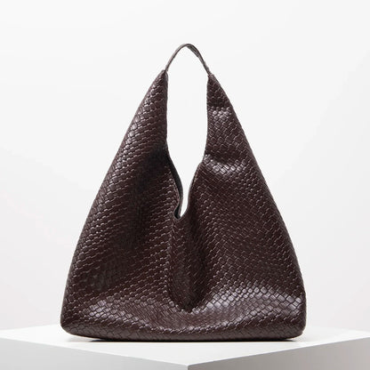 Women's Large-Capacity Retro Leather Hobo Shoulder Bag