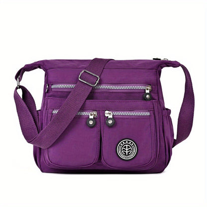 Women's nylon shoulder/crossbody bag