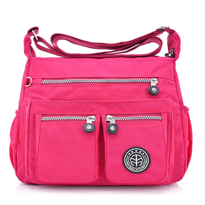 Women's nylon shoulder/crossbody bag