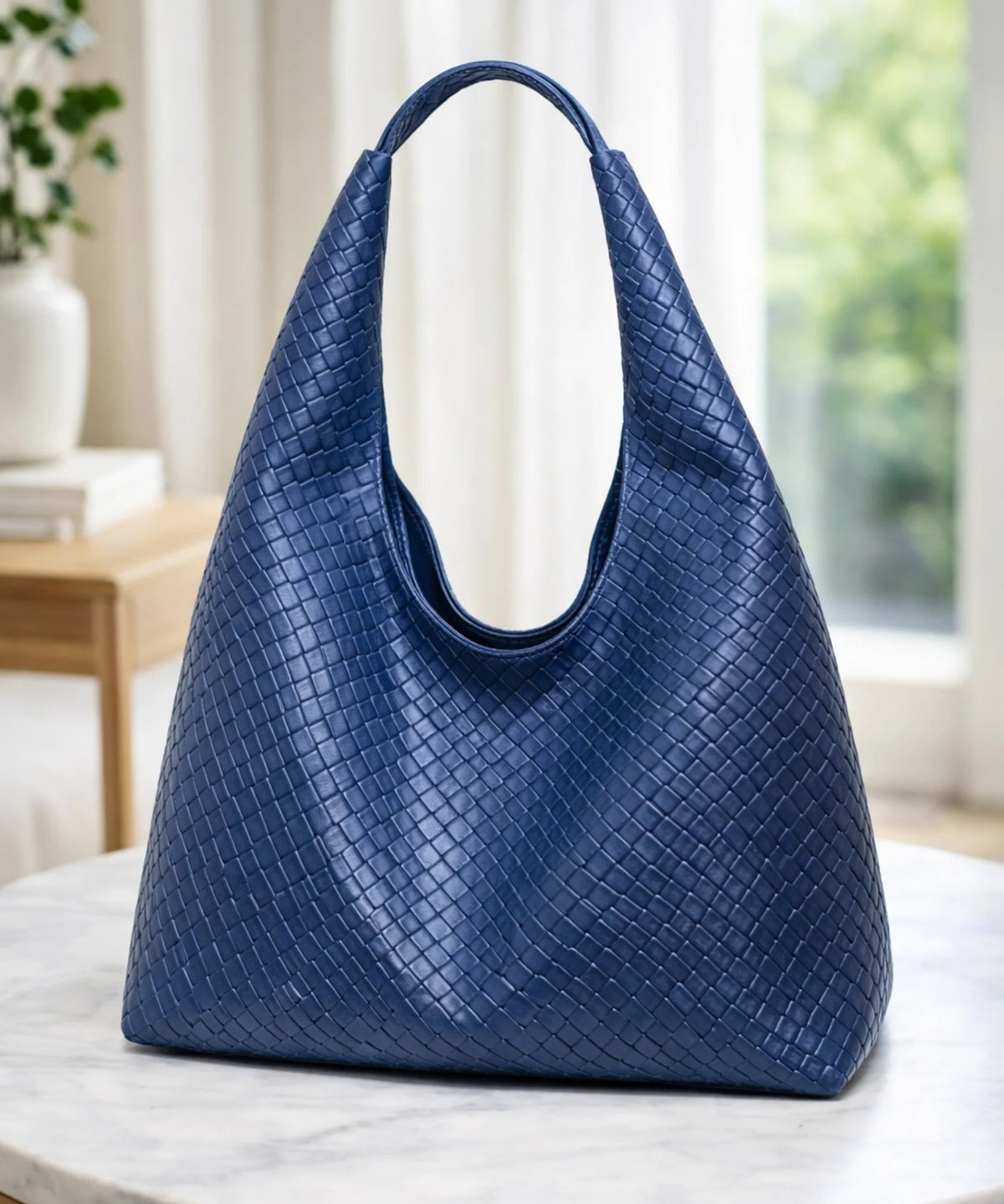 Women's Large-Capacity Retro Leather Hobo Shoulder Bag