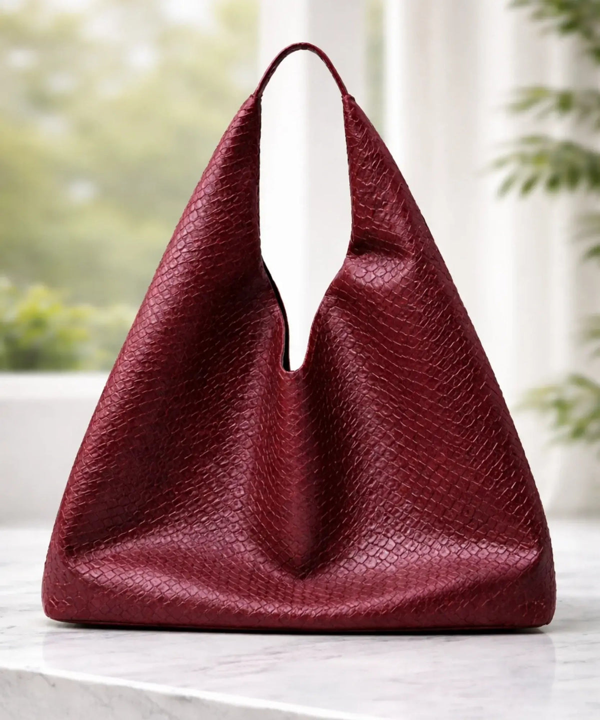 Women's Large-Capacity Retro Leather Hobo Shoulder Bag