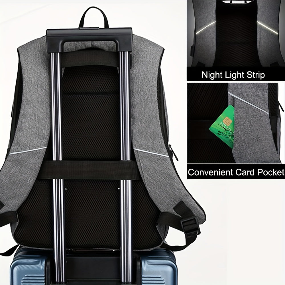 Men's Anti-theft Backpack for Laptop with Large Capacity * Shoulder Bag for Travel and Business