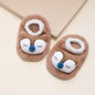 Non-slip children's socks with animal prints