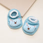 Non-slip children's socks with animal prints