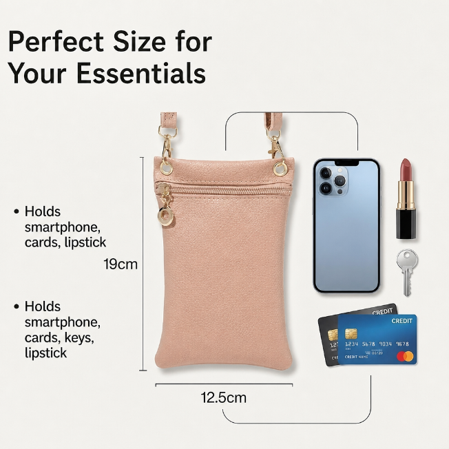 Women's Crossbody/Handbag, with cell phone, document, and card holder, modern and elegant