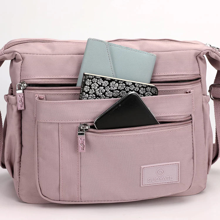 Women's Waterproof Nylon Crossbody Bag